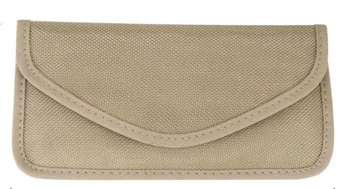 Anti Radiation Cell Phone Case RFID Protection Porch Canvas Beige 8900209 - Image 3 of 4