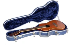Crossrock CRA860BU Baritone Ukulele, ABS Molded Hard Backpack Case, Blue