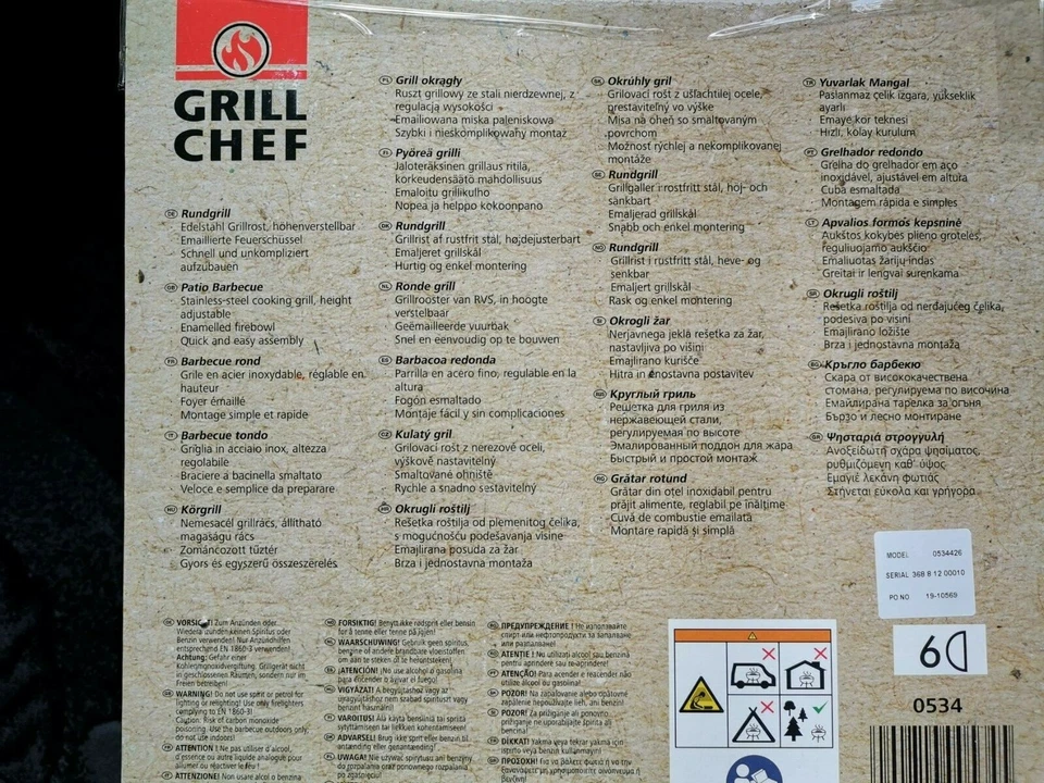 ✅Churrasqueira para churrasco✅ Cozinha portátil ao ar livre a carvão✅ Pátio redondo ✅POSTAGEM GRATUITA!✅ - Imagem 3 de 4