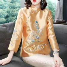 Chinese Style Women Tang Tops Traditional Ladies Embroidery Jacket Clothes New