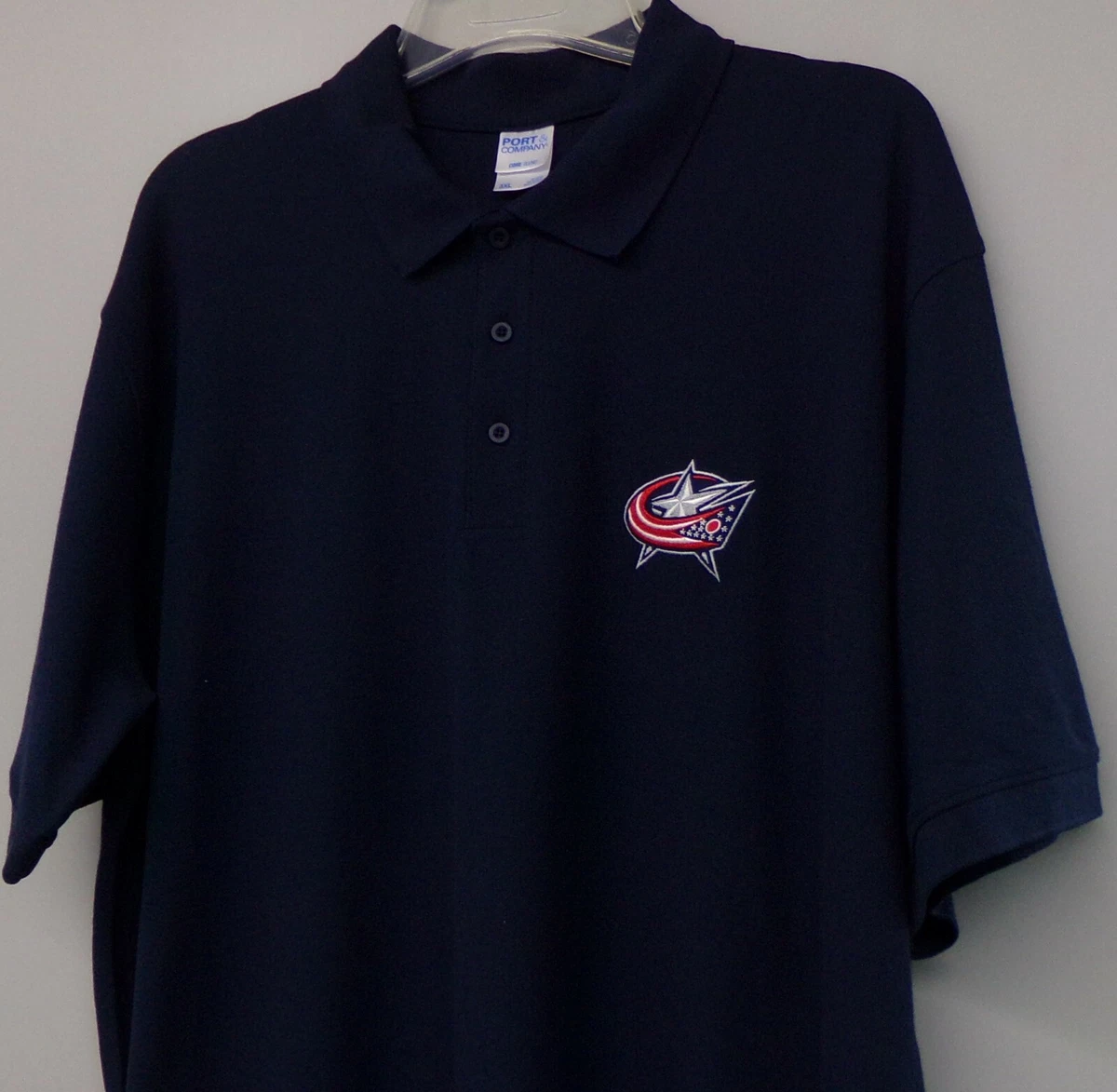 Columbus blue jackets polo sale