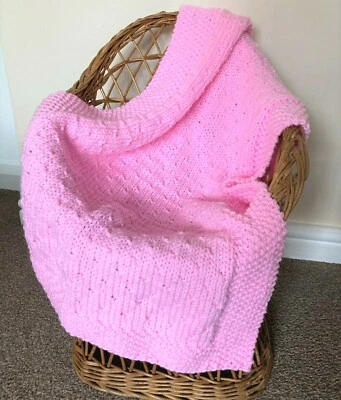 DAISY GRAY KNITS Knitting pattern- Moss & Seed Baby Blanket ~ Easy & Quick Knit ~ Paper Copy