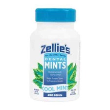 Zellie'S  100 Xylitol Sugar Free Cool Mint Breath Mints  Non-Gmo, Low-Calorie