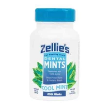 Zellie'S | 100% Xylitol Sugar Free Cool Mint Breath Mints | Non-Gmo, Low-Calorie