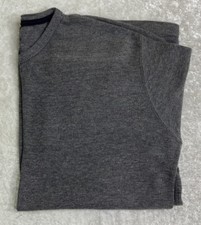 Perry Ellis Portfolio Sweater Gray Crew Neck Long Sleeve Men's Size Medium