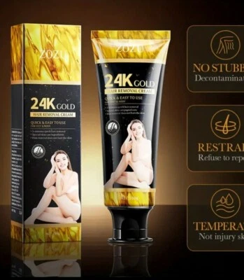 24k Gold Enthaarungscreme Körper Intimbereich Haar Entfernung Frauen Creme 🇩🇪