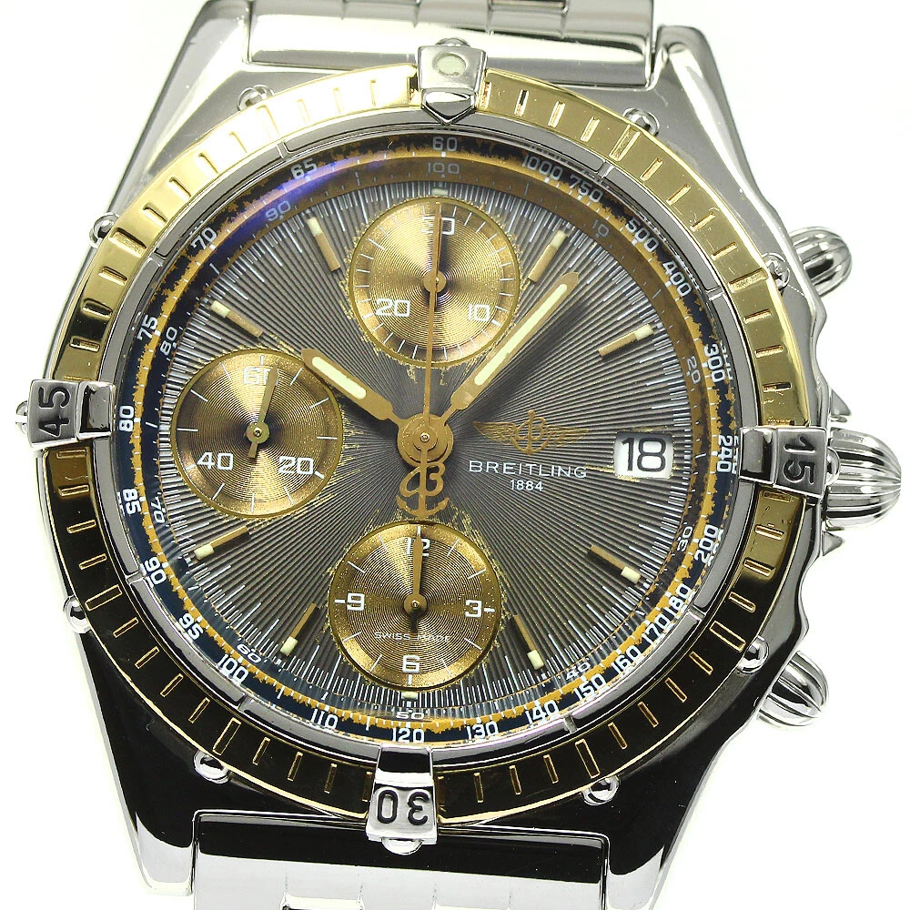 BREITLING Chronomat Bikoro D13048 Date gray Dial Automatic Men s