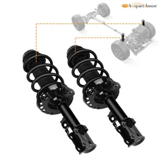 For Kia Soul 2010-2013 2.0L 1.6L Pair Front Struts Shocks Coil Spring Assembly