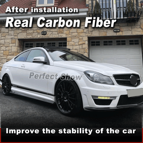 Carbon Seitenschweller Sideskirts für Mercedes Benz C-Klasse W204 C63 08-14 - Bild 2 von 11