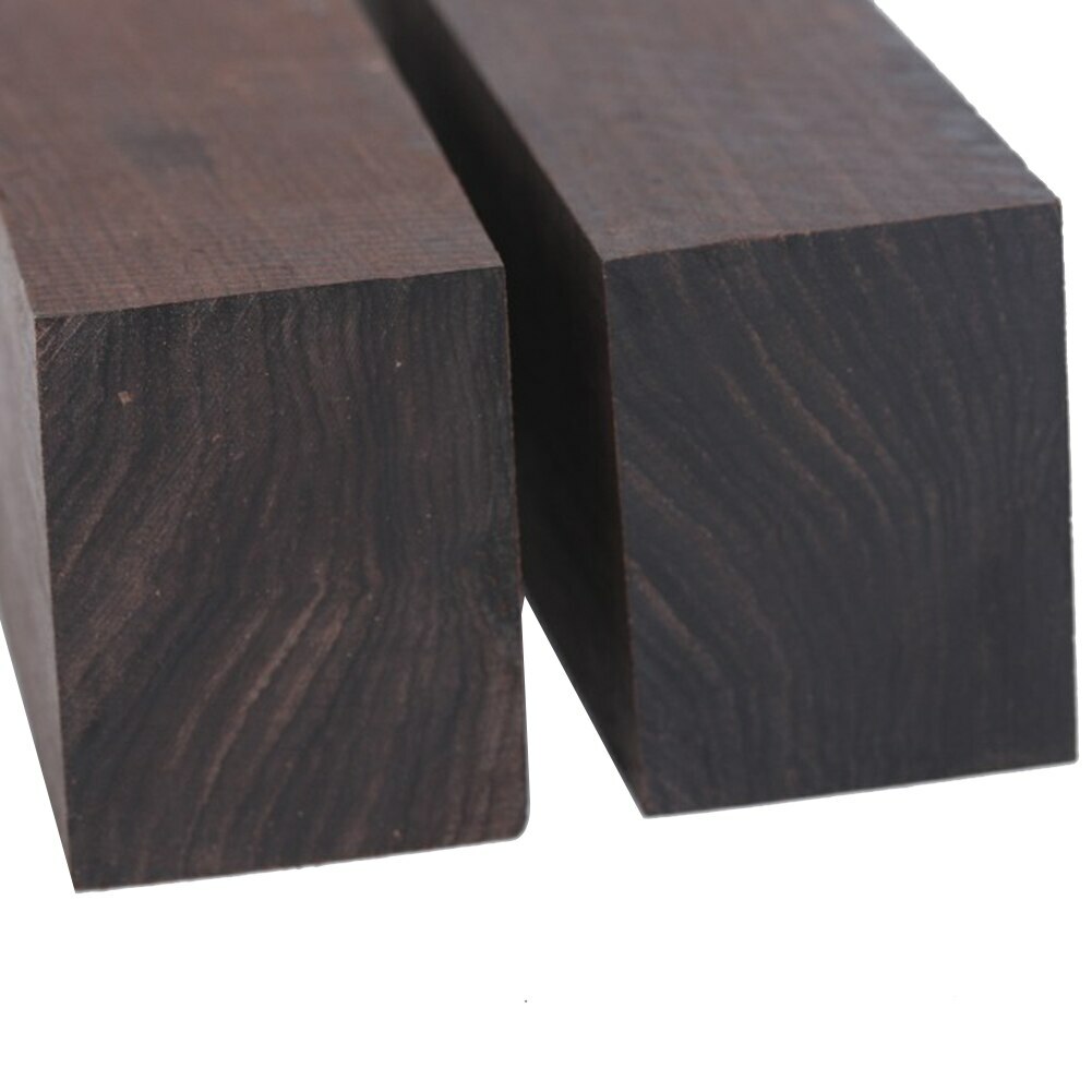 2 Pieces African Blackwood Ebony Wood Material Knife Handle Scales