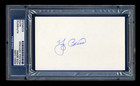 YOGI BERRA SIGNED MINT INDEX CARD PSA/DNA AUTOGRAPHED NEW YORK YANKEES MVP WSC