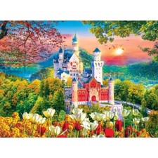 Famous Neuschwanstein Medieval Castle 1000 Piece Jigsaw Puzzle