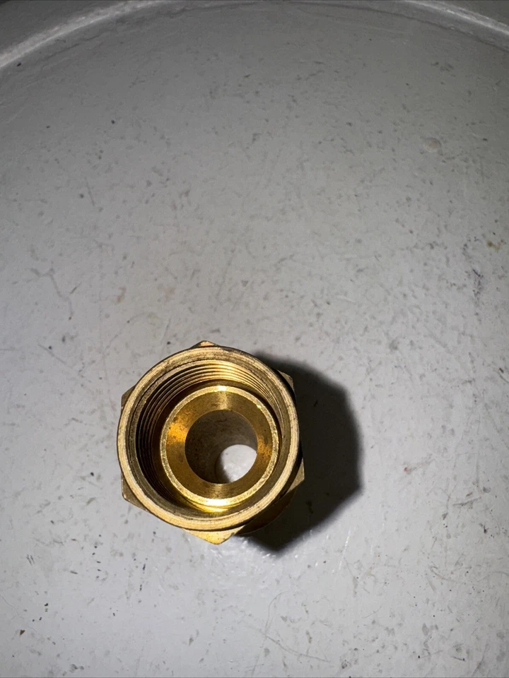 Eaton #10an Female to 1/2 Barb Push On Brass Straight Fitting - Image 2 of 4