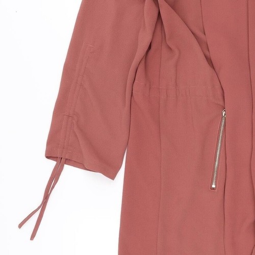 Primark Womens Pink Overcoat Jacket Size 14 - Picture 12 of 12