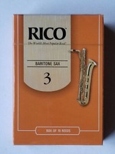 NEW RICO BARITONE SAXOPHONE REEDS STRENGTH 3 10 BOX