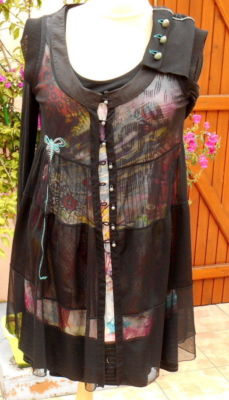 Kleid + Schleier * Mode gehört dir * LMV Gr. 36 38 Neu S / Etikett Mod. SQUISS