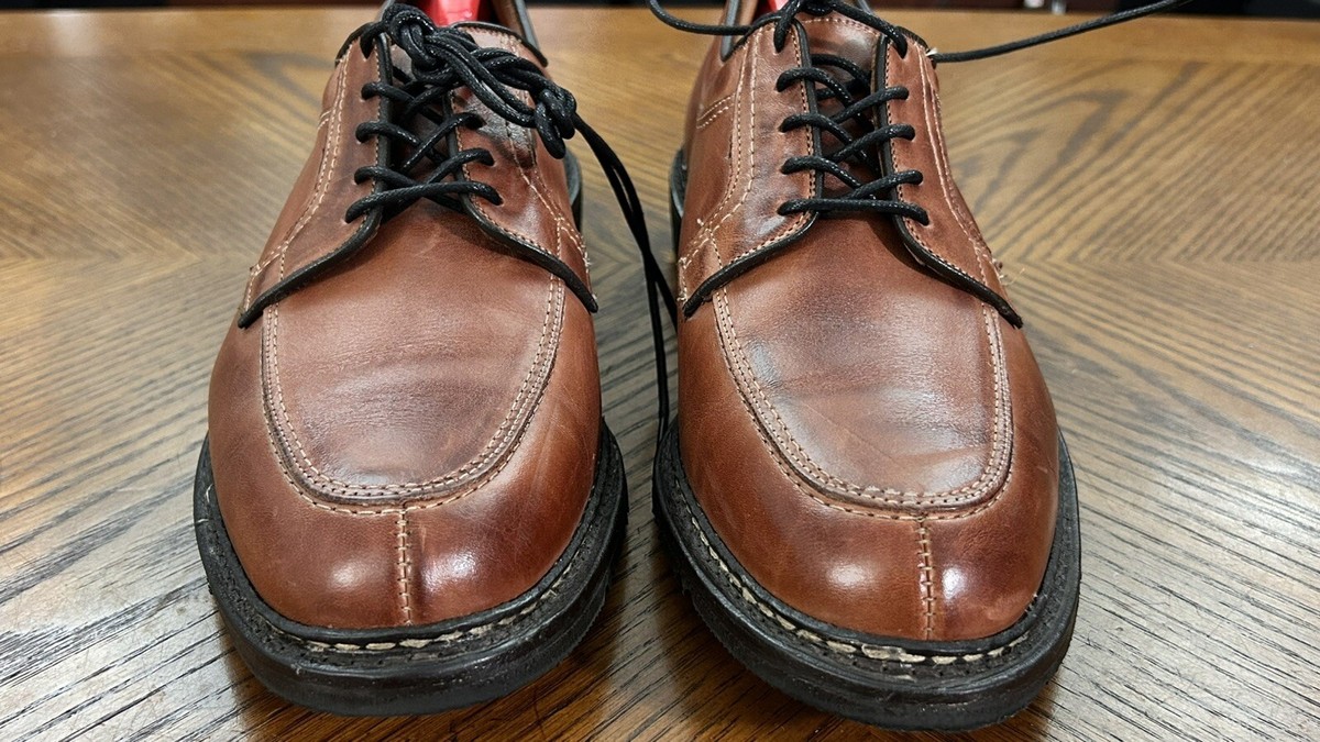 Allen Edmonds WILBERT Chile Brown Leather COMFORT Oxfords  display picture 2