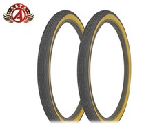 TIRES 26 x 2.125 Black/Gum G-5009 PAIR 2 PCS 