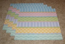 Karen Foster Design Single Sided Papers (4)~ Easter/Spring Pastel Patterns