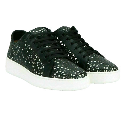 ALAÏA PARIS LASER CUT PERFORATED TRAINERS SHOES SNEAKERS TURNSCHUHE SCHUHE 35