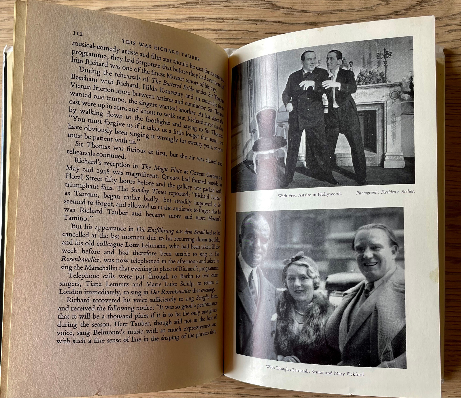 CHARLES CASTLE THIS WAS RICHARD TAUBER HARDBACK BOOK (1971) CLASSICAL MUSIC