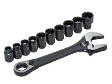 Image of Crescent� CPTAW8 X6� Pass-Thru� Adjustable Wrench Set, 11 Piece