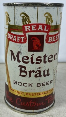 Vintage 1950's Flat Top Meister Brau Bock Beer Chicago, IL