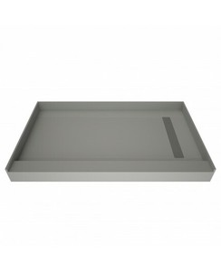 Tile Redi RT3048R-PVC-TBN Redi Trench 30 x 48 Shower Pan ...