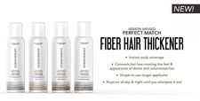 KERATHERAPY PERFECT MATCH FIBER HAIR THICKENER 4oz - CHOOSE YOUR COLOR