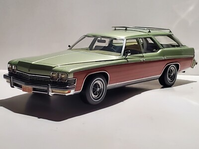 1/18 BoS-モデル - ビュイック - エステートワゴン 1974 BOS Models 1974 Buick Estate Wagon 1:18 Scale Resin Car Green Wood