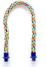  Bird Life Multicolored and Flexible Rope Perch – Create Fun, Colorful Curves 