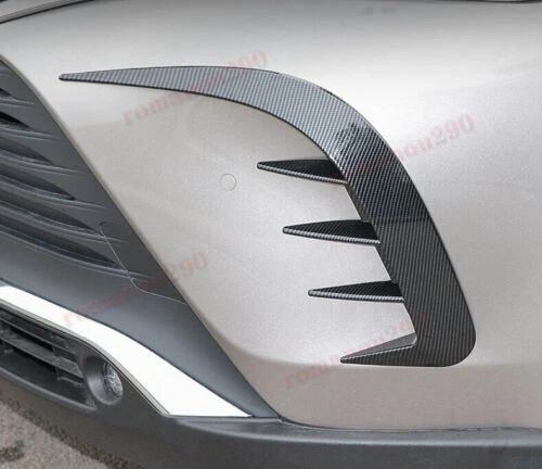 For Toyota Venza 2021-2023Carbon Fiber New Front Bumper Vent Molding Cover Trim - Изображение 4 из 4