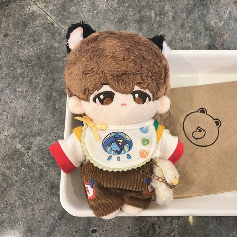 15cm KPOP seven Boys Plush YOONGI Cat Meow SUGA Doll Stuffed Toy