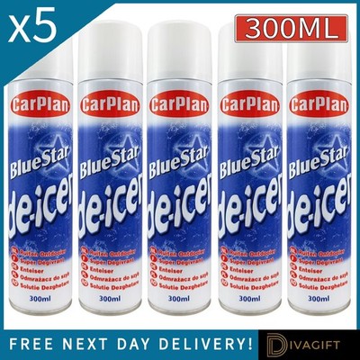 5x CARPLAN AUTOSCHEIBE SCHEIBENSCHLOSS ENTEISER SPRAY FROSTSCHUTZMITTEL -20°C NEU