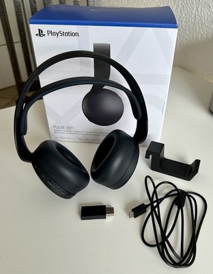 Sony Pulse 3D Wireless Gaming Headset bk, Für PS5 / PS4; In OVP; Inkl. Halter
