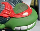 Vintage 90s Kids Squishy TMNT Ninja Turtle Raphael Sewer Sports Football Ball