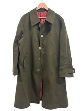 Bavaria Loden Olive Green Wool Coat Vintage Austrian Style