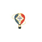 PARIS 2024 SUMMER OLYMPICS / NBC MEDIA BALLOON PIN  ~ NEW IN PACKAGE ! — photo 3