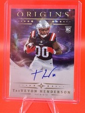 2025 Panini Origins - Treveyon Henderson ROOKIE On Card Auto No. RA-THE (RC)