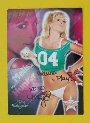 19478 Melissa Mojo Hunter Model Autogrammkarte original signiert