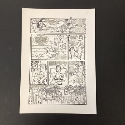 Original Artwork Dark Angel Meet The Model Soldiers #7 Page 3 by Duke Mighten