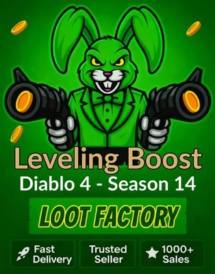 Diablo 4 S14 Season 14 Leveling Boost-1-70 + Paragon Hyper Level - Fast Level SC