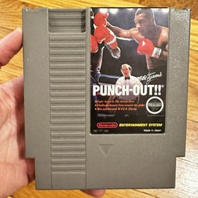 Mike Tyson's Punch-Out!! Cartucho de juego NES Nintendo 1987 probado funciona bien