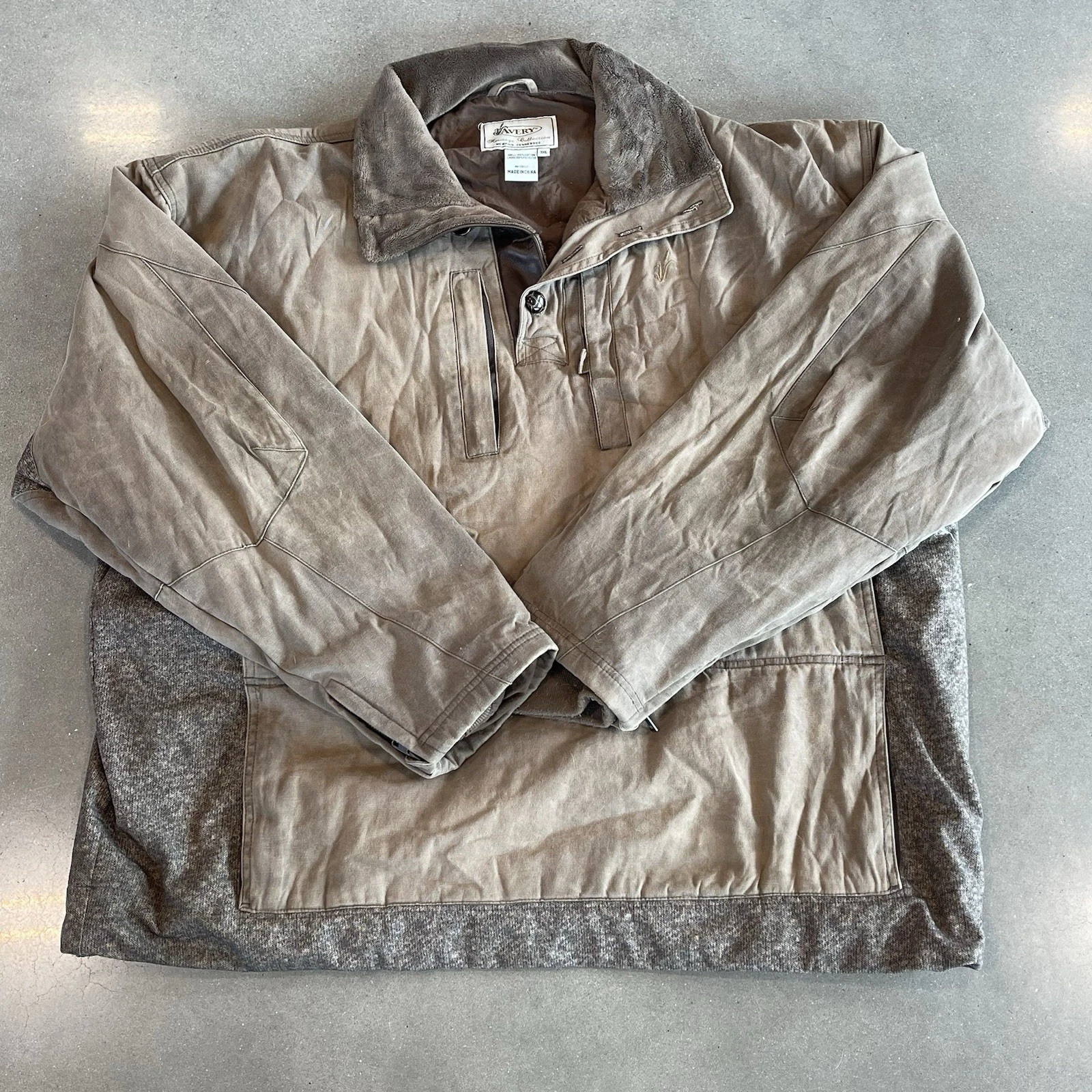 Avery Heritage Collection Pullover wading jacket waxed cotton construction 3XL
Opens in a new window