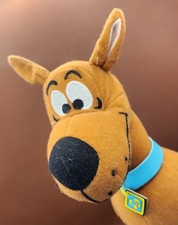 Scooby-Doo Plush 9.5" Sitting Toy Factory Blue Collar SD Tag Hanna-Barbera 2007