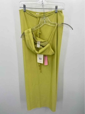 Pre-Owned Baobab Green Size Medium Maxi Sleeveless Dress
