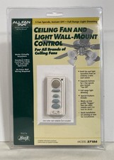Hunter 27186 Ceiling Fan Light Wall-Mount Control Dimmer for All Fans Sealed