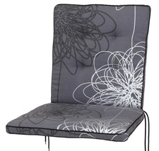 Auflage für Royal Garden MWH Niederlehner Excelsior 0519 grau-silber gemustert K