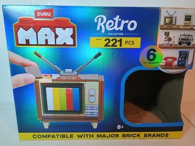 Zuru Max Premium Retro Building Bricks - RETAIL DISPLAY BOX! SHIPS FREE!