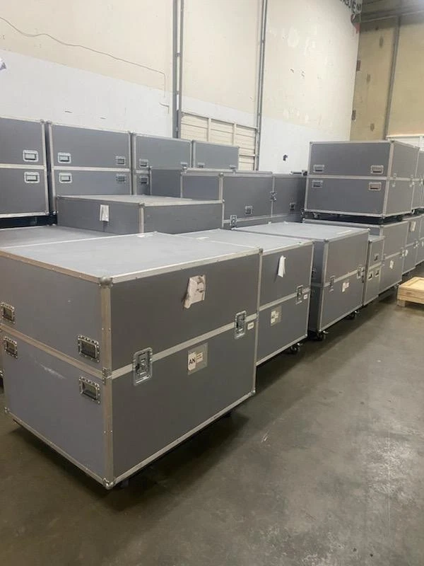 ProX Utility ATA Vuelo Viaje Almacenamiento Carretera Estuche Paquete de 2 - Gris Foto 2 de 4